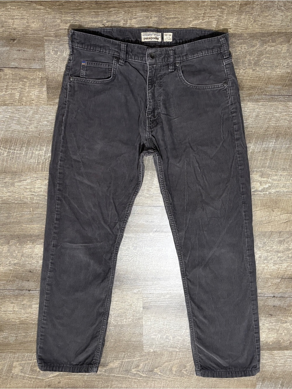 Patagonia Corduroy Pants Men's 32x30 (fits 32X28) Brown Iron Clad Organic Cotton